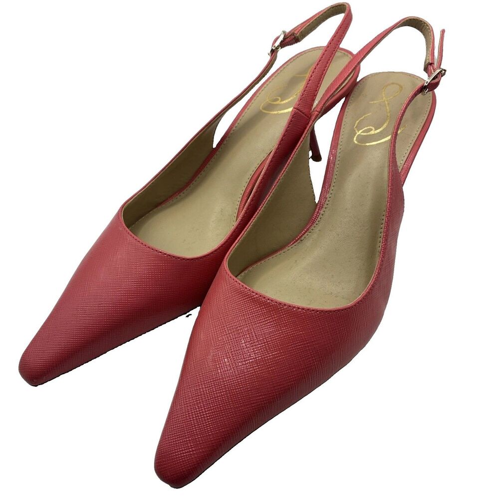 Sam Edelman Women’s Bianka Rose Pink Slingback Pumps New